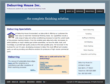Tablet Screenshot of deburringhouse.com